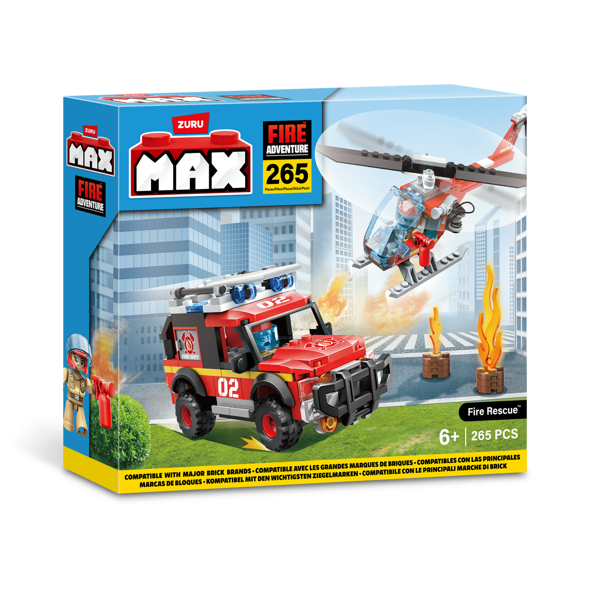 Max Max City S1 245 Piece Brick Box Playset 193052063694