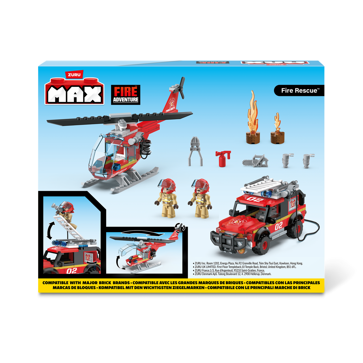 Max Max City S1 245 Piece Brick Box Playset 193052063694