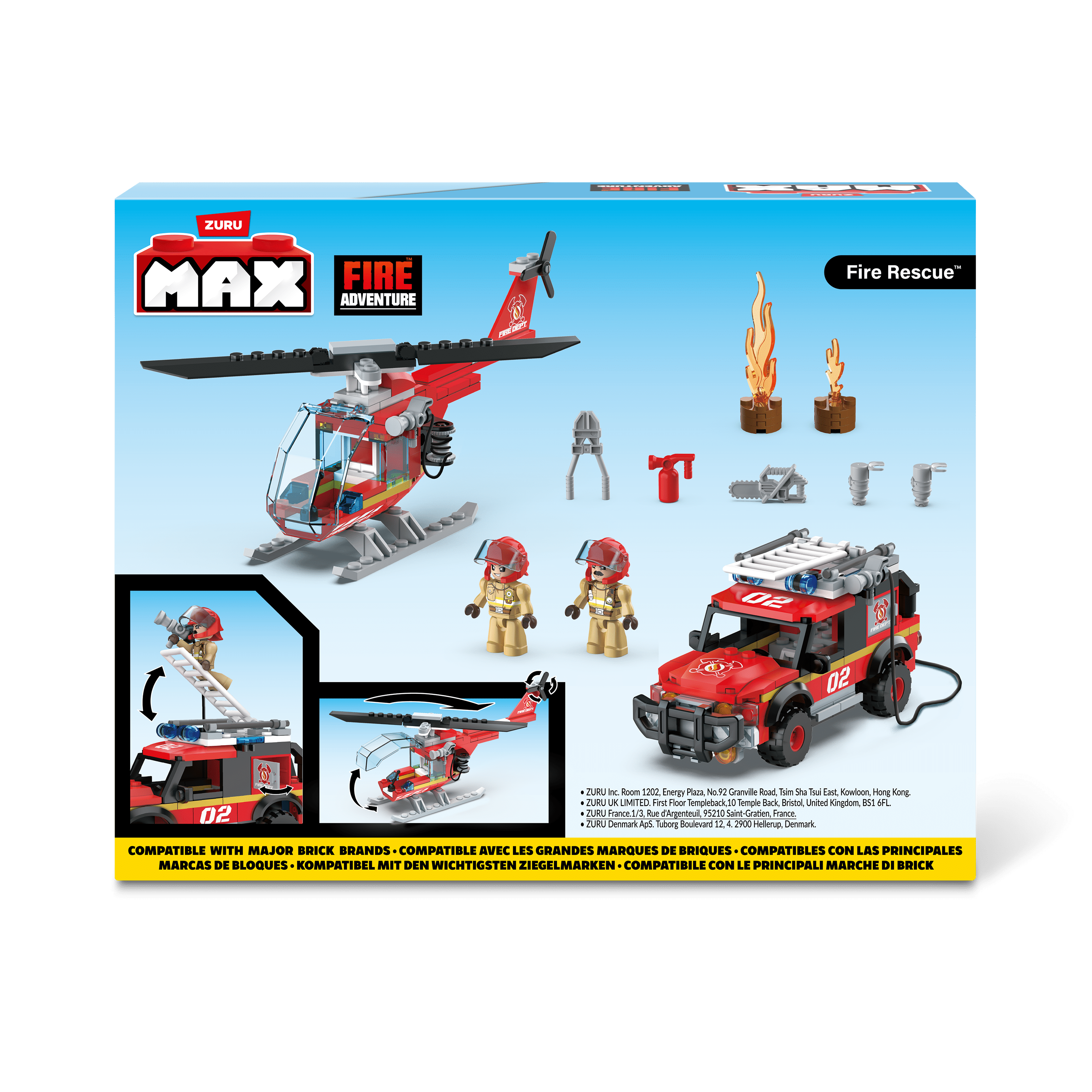 Max Max City S1 245 Piece Brick Box Playset 193052063694