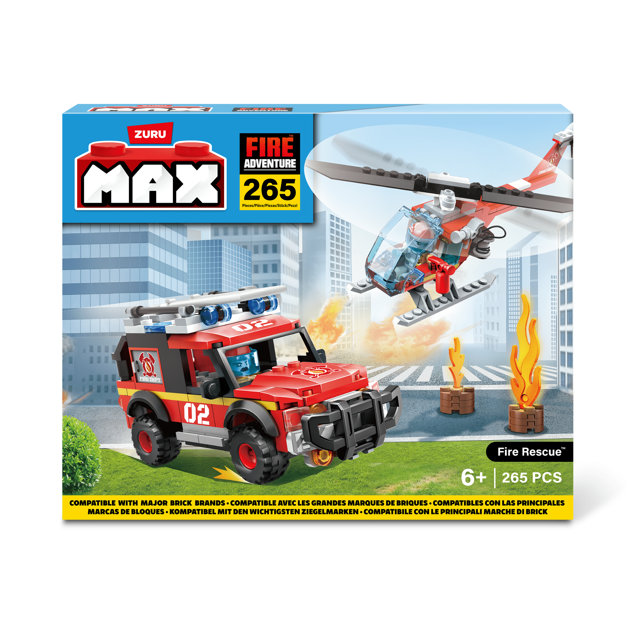 Max Max City S1 245 Piece Brick Box Playset | Lennie's Toys