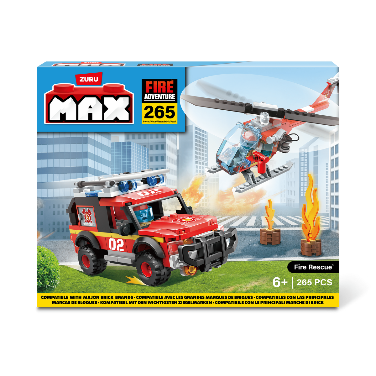 Max Max City S1 245 Piece Brick Box Playset 193052063694