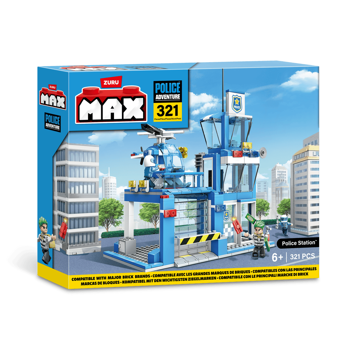 Max Max City S1 318 Piece Brick Box Playset 193052063663