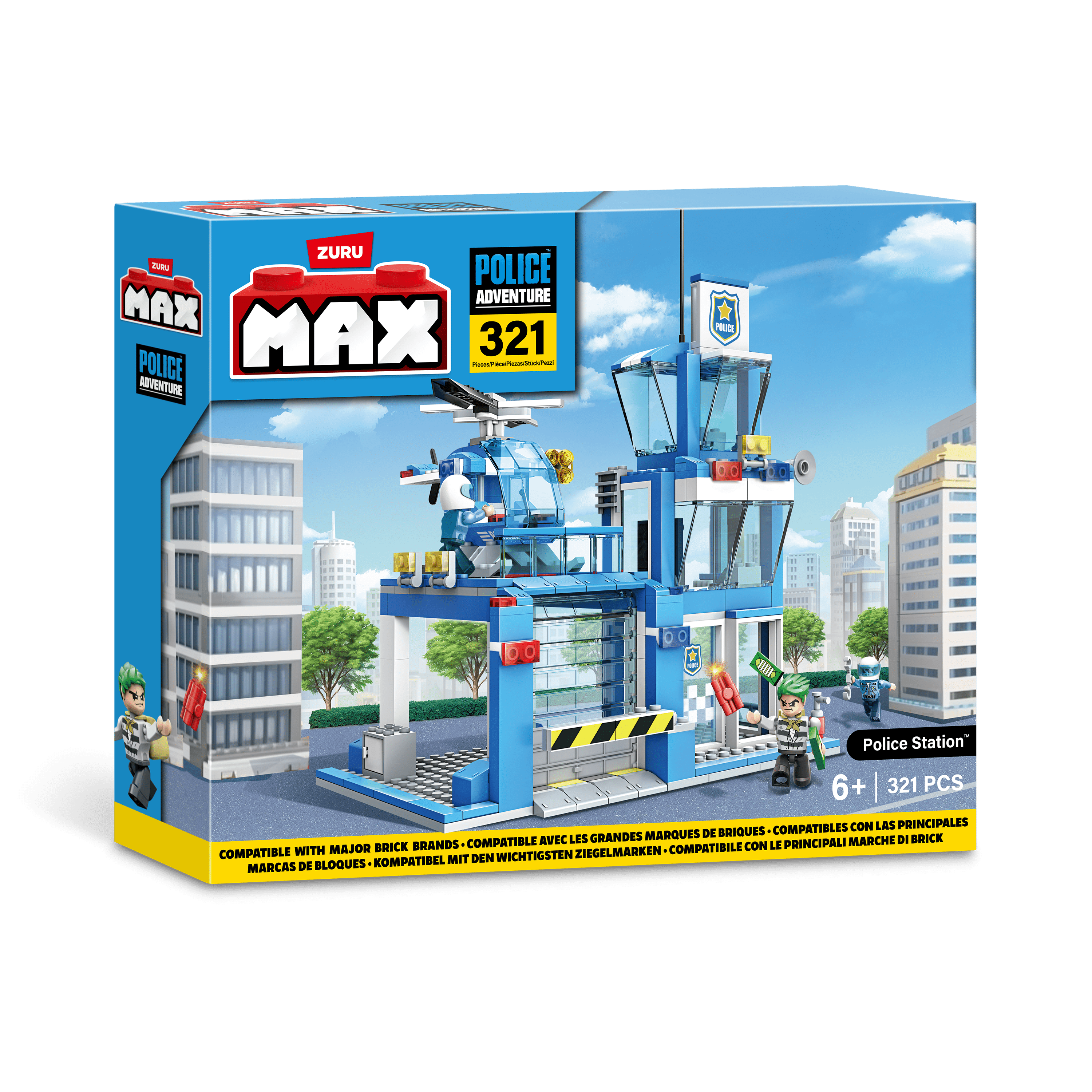 Max Max City S1 318 Piece Brick Box Playset 193052063663