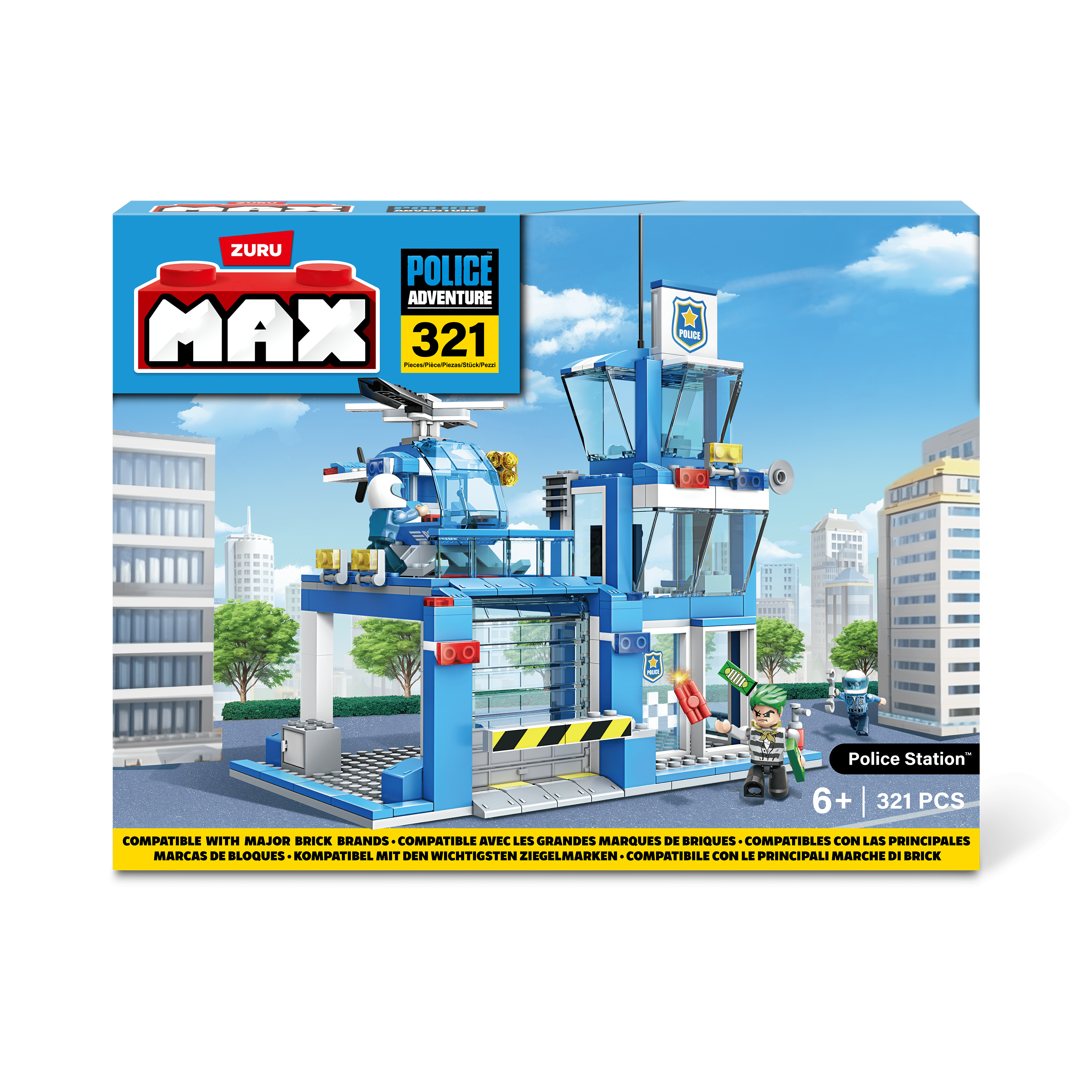 Max Max City S1 318 Piece Brick Box Playset 193052063663