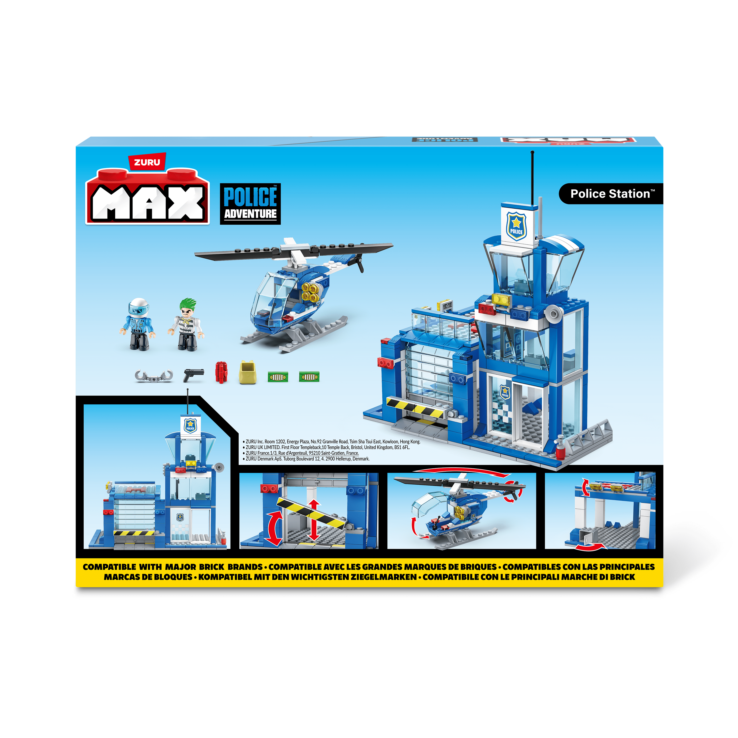 Max Max City S1 318 Piece Brick Box Playset 193052063663