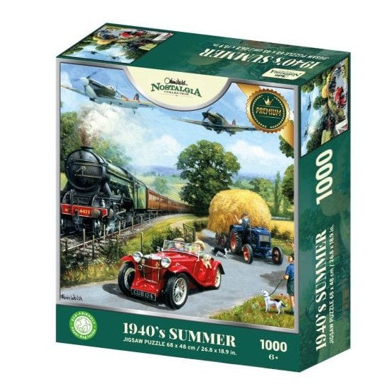 Nostalgia Collection: 1940's Summer 1000 Piece Jigsaw Puzzle 5060337332323