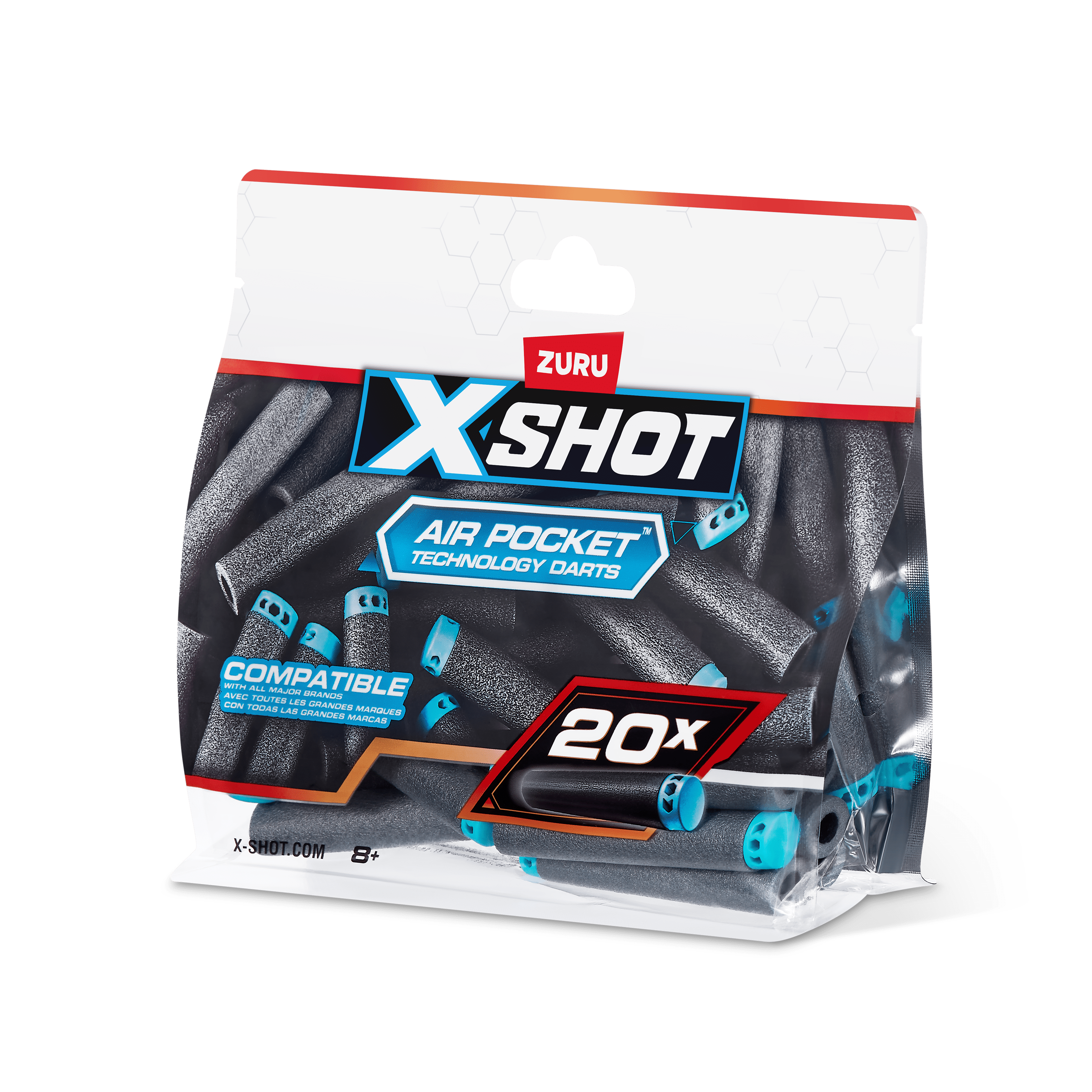 X-Shot Excel 20 Pack Refill Darts 193052047946