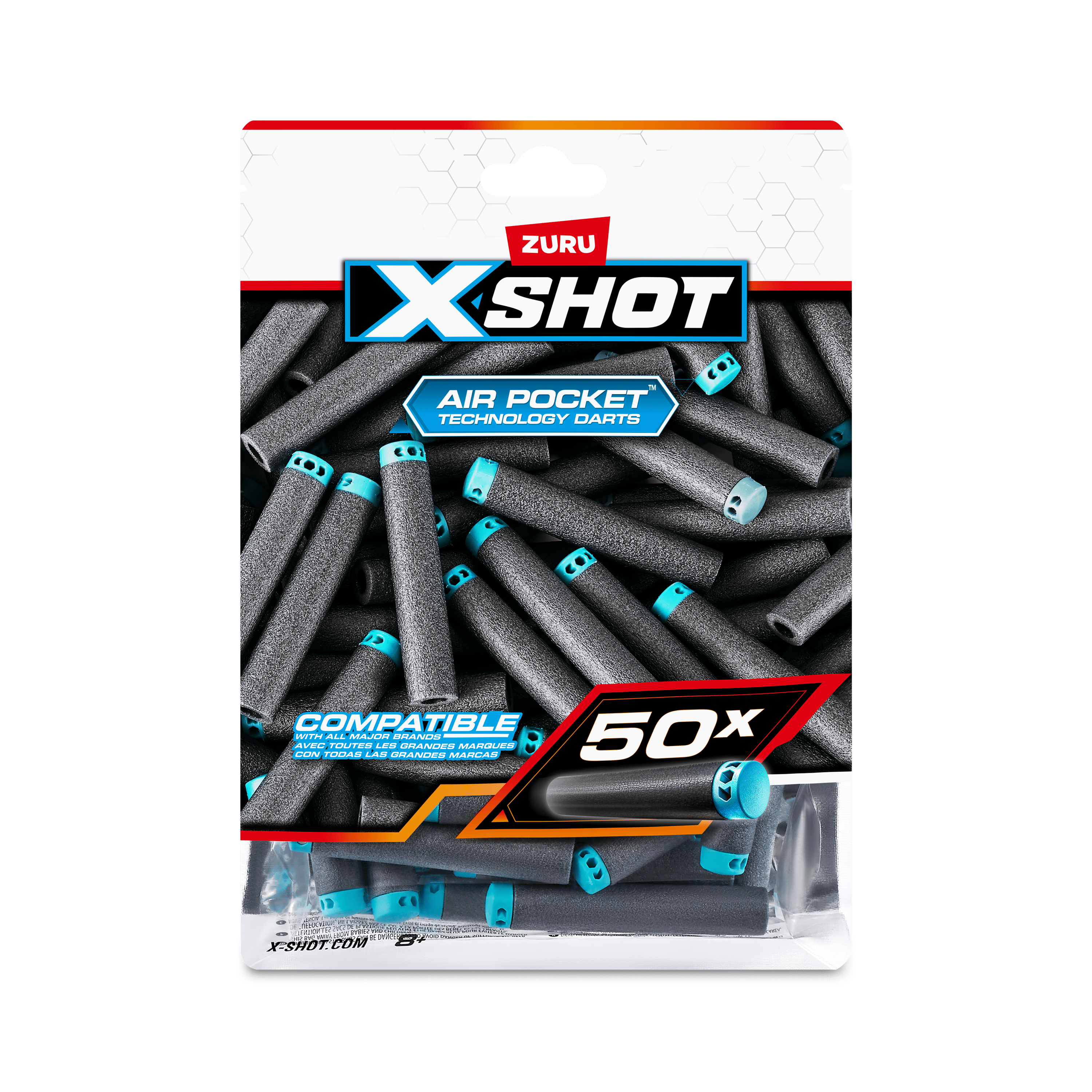 X-Shot Excel 50 Pack Refill Darts 193052047953