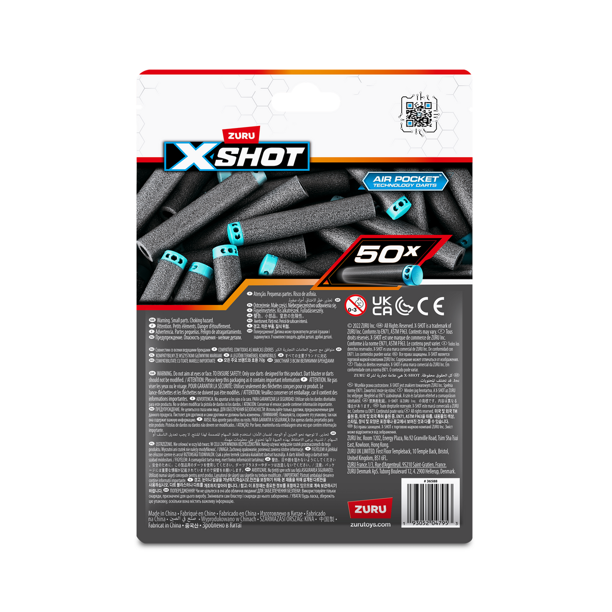 X-Shot Excel 50 Pack Refill Darts 193052047953