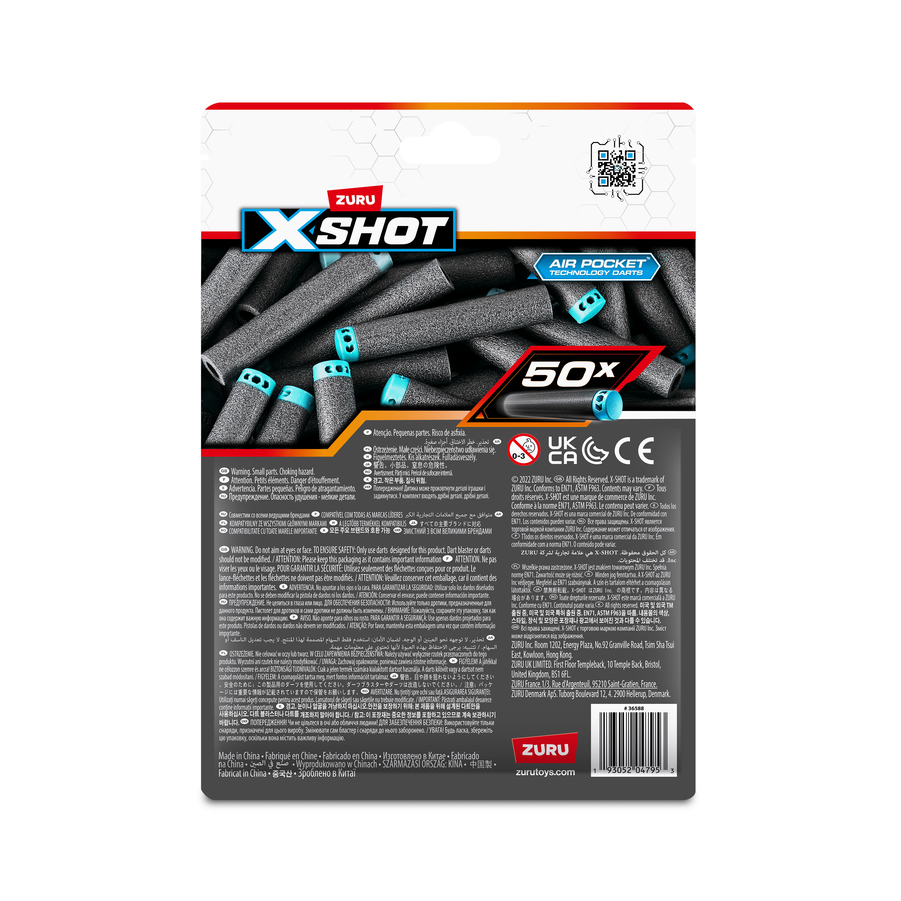 X-Shot Excel 50 Pack Refill Darts 193052047953