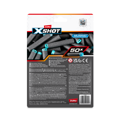X-Shot Excel 50 Pack Refill Darts 193052047953
