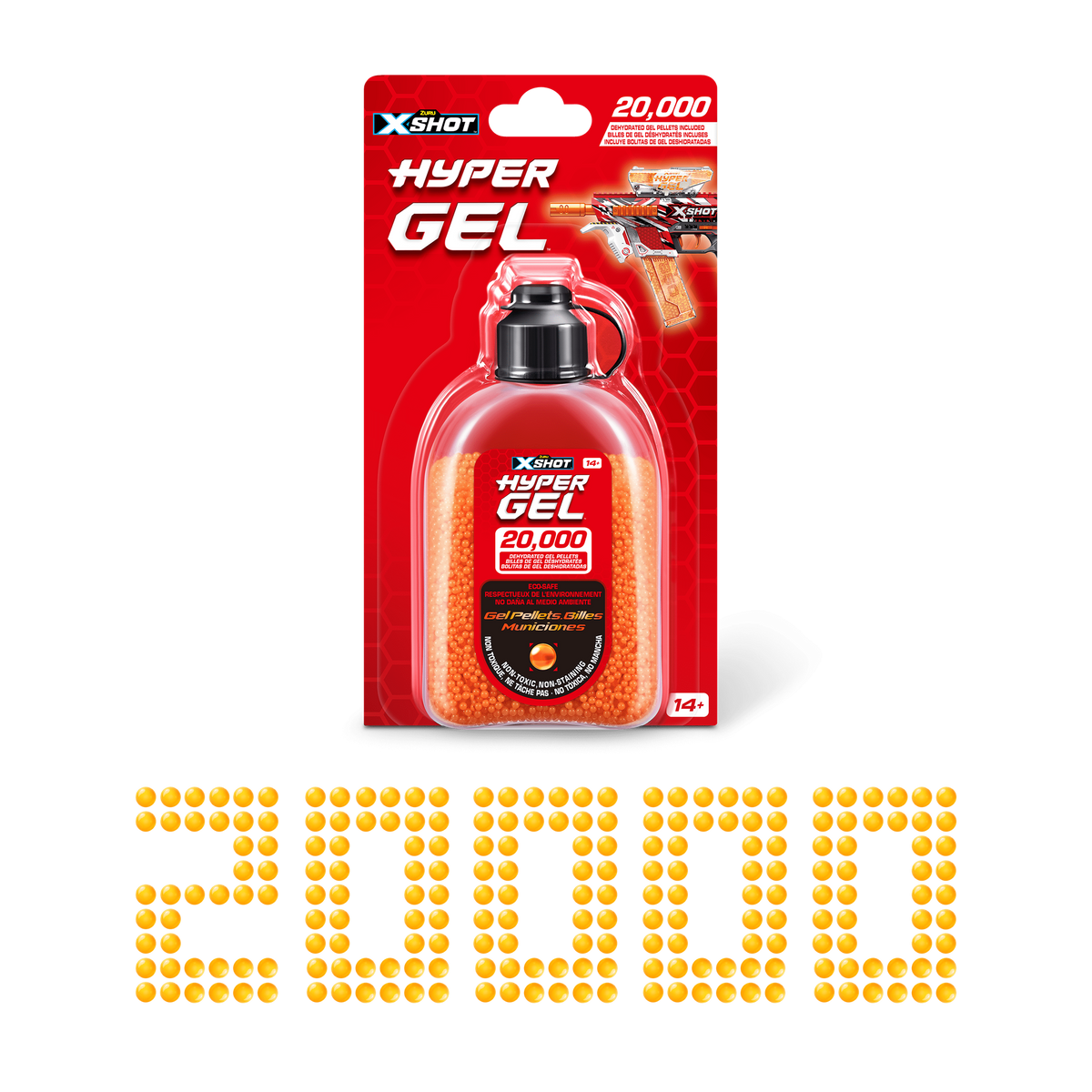 X-Shot - Hyper Gel 20000 Pack Gellet Refill 193052052568