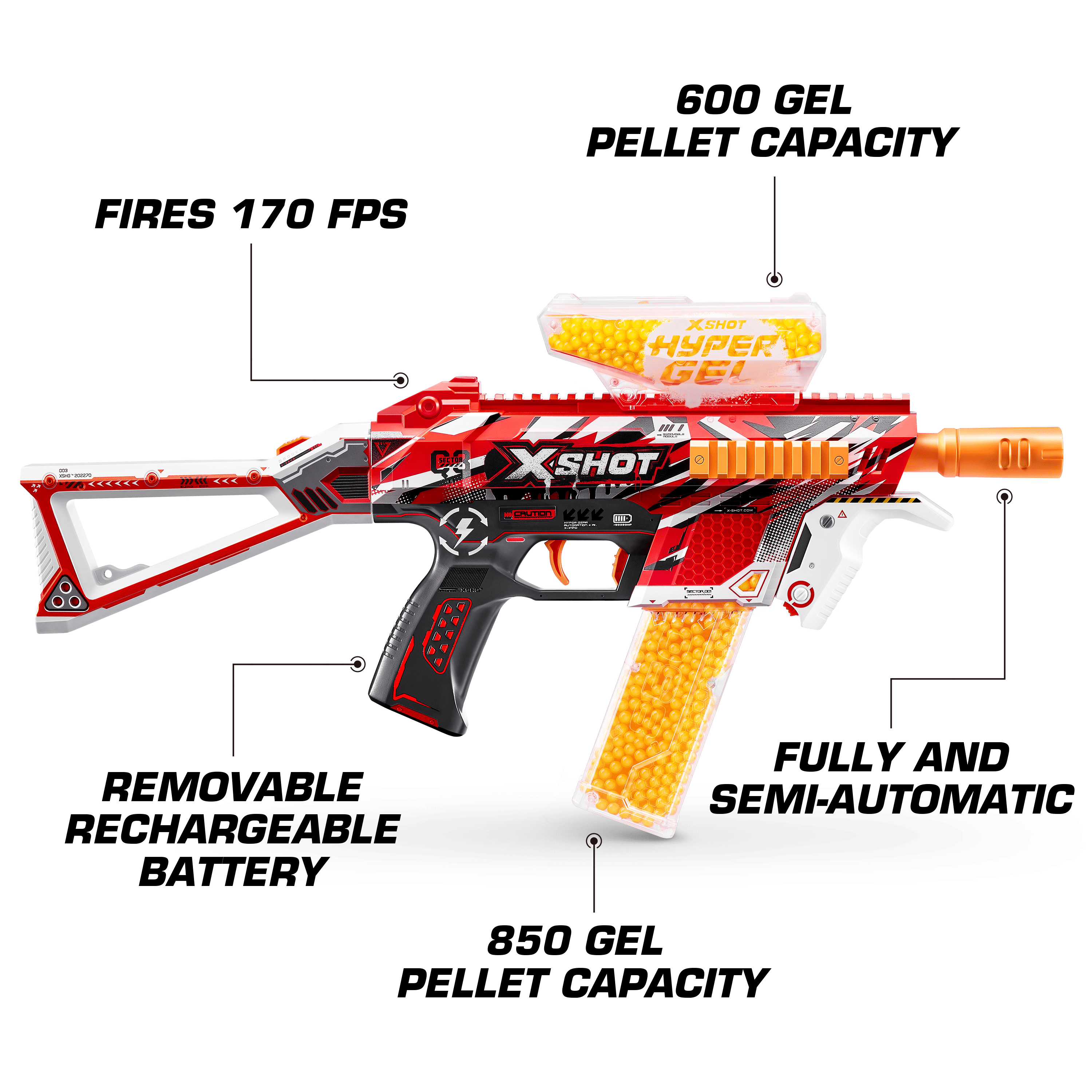 X-Shot Hyper Gel Series 1 Medium Blaster 193052052193