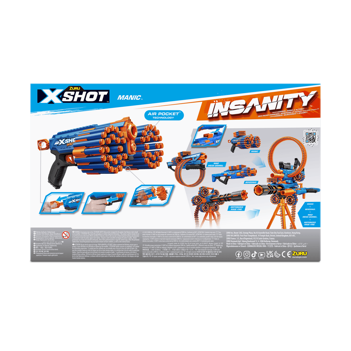 X-Shot Insanity Series 1 Maniac 193052050342