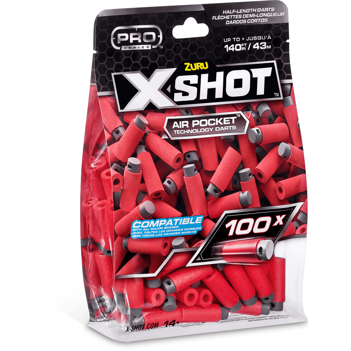 X-Shot - Pro 100 Pack Refill Darts 193052050069