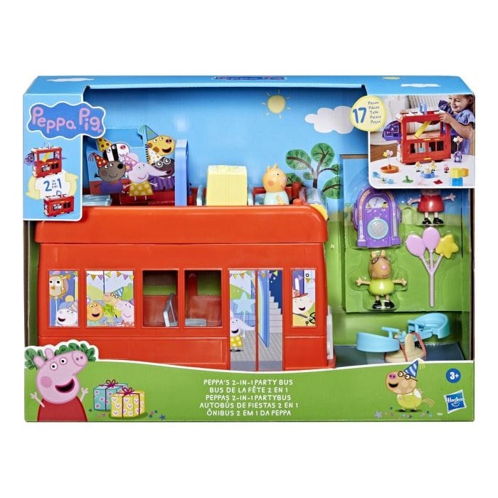 Peppa Pig - Peppa's 2 in 1 Party Bus 5010996232380