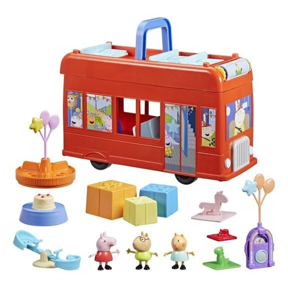 Peppa Pig - Peppa's 2 in 1 Party Bus 5010996232380