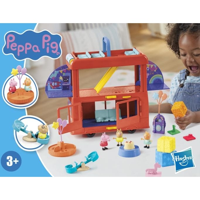 Peppa Pig - Peppa's 2 in 1 Party Bus 5010996232380