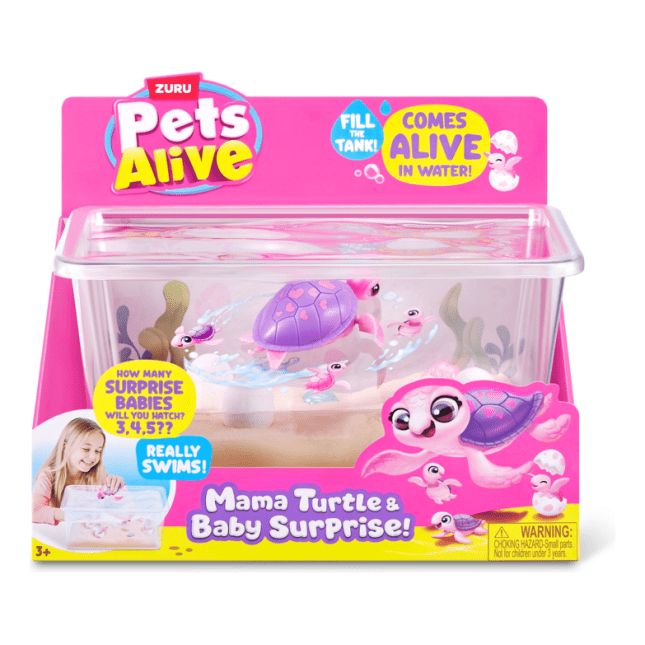Pets Alive - Mama & Baby Surprise Mama Turtle 193052078148