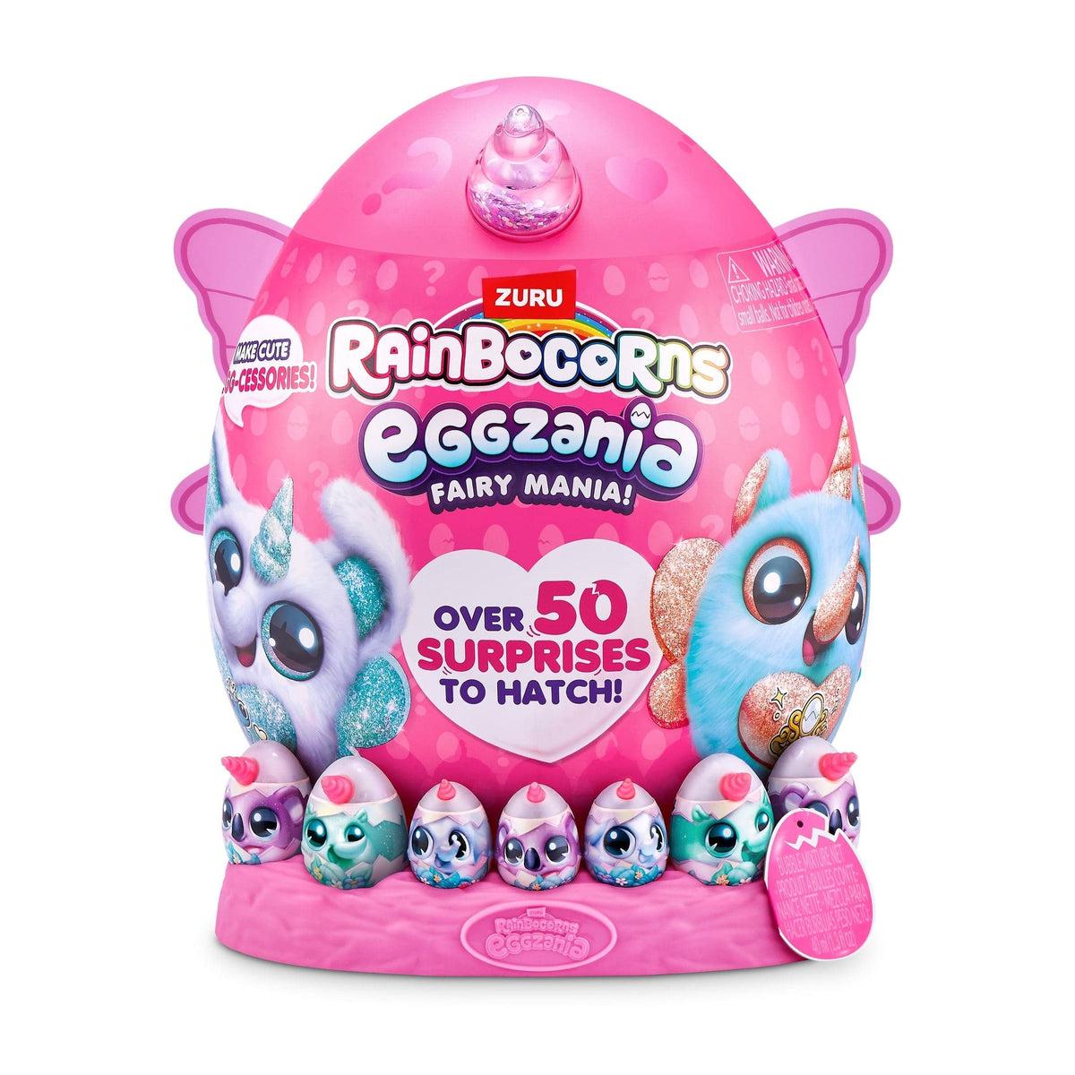 Rainbocorns Eggzania Fairy Mania Large Plush S1 193052064905