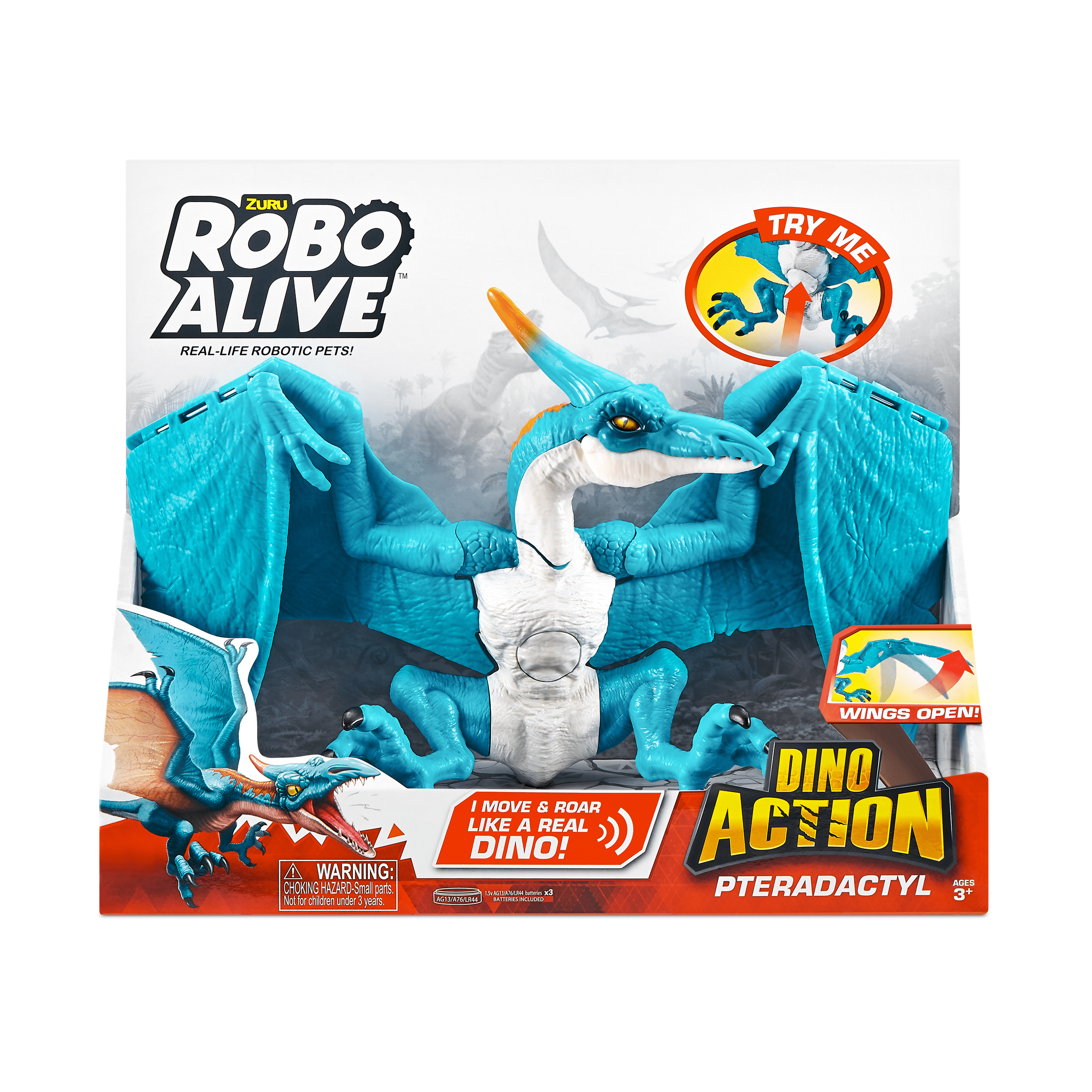 Robo Alive Dino Action Pterodactyl Series 1 193052037930