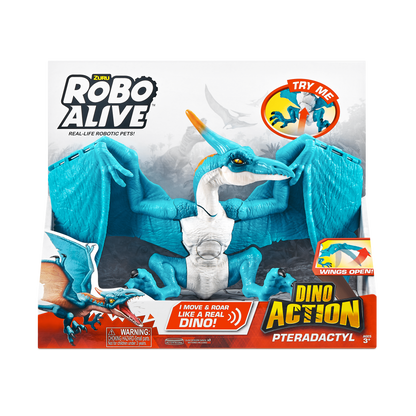 Robo Alive Dino Action Pterodactyl Series 1 193052037930