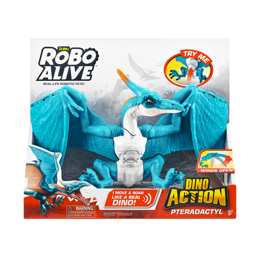 Robo Alive Dino Action Pterodactyl Series 1 193052037930