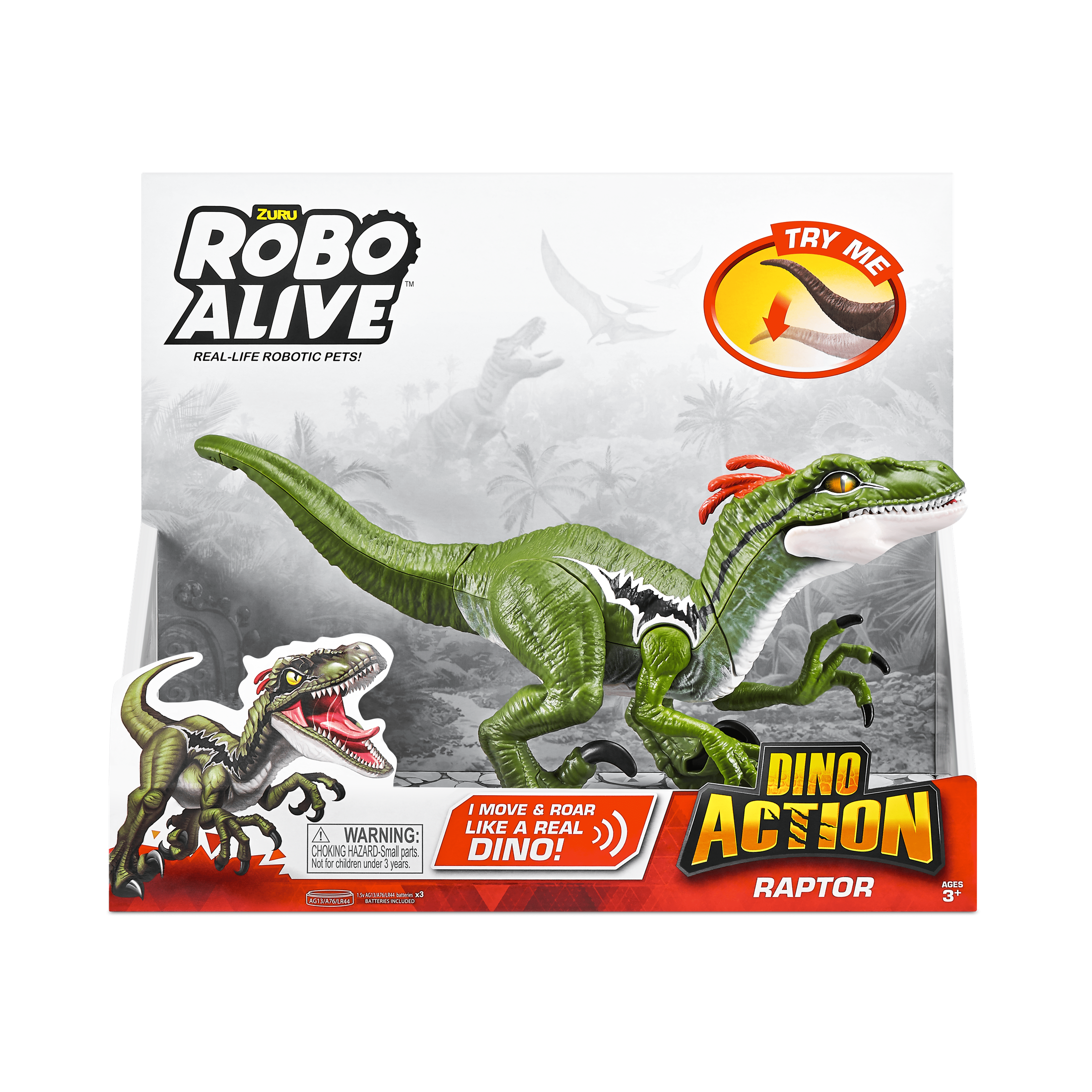 Robo Alive Dino Action Raptor Series 1 193052037923