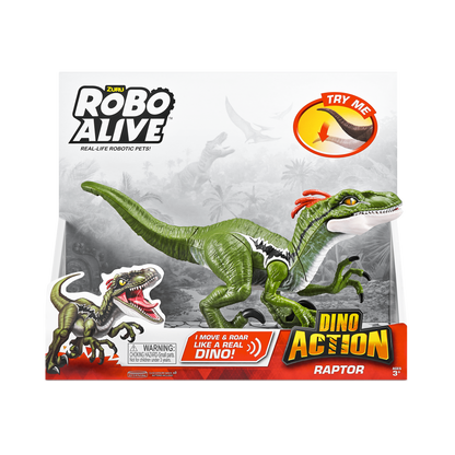 Robo Alive Dino Action Raptor Series 1 193052037923