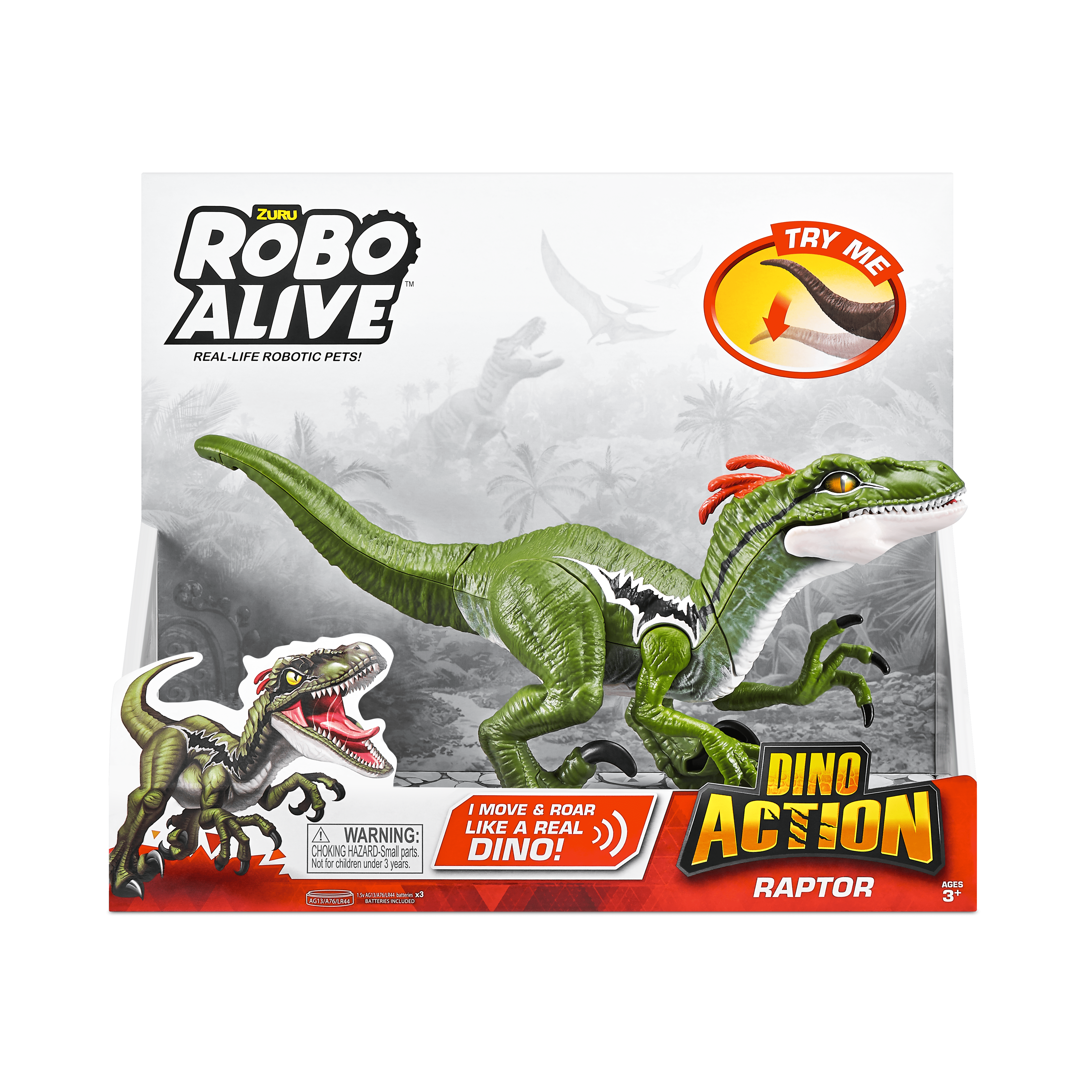 Robo Alive Dino Action Raptor Series 1 193052037923