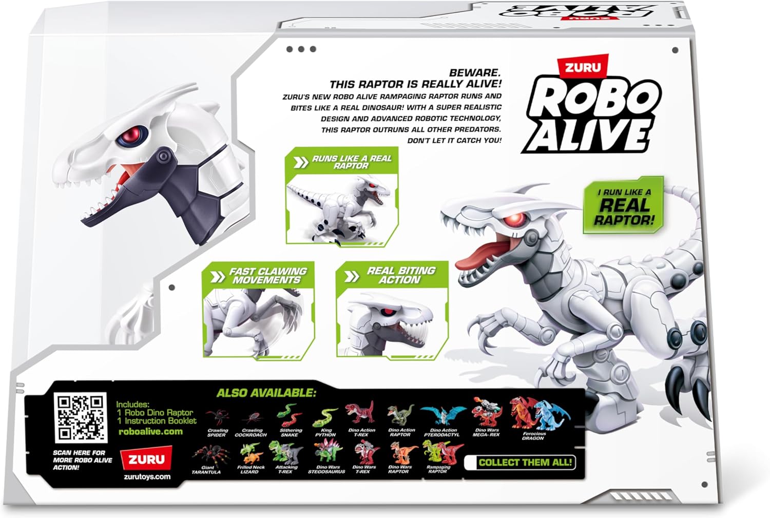 Robo Alive Dino Raptor Robotic Toy 193052079190