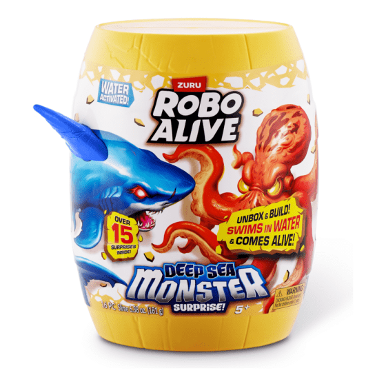 Robo Alive - Water Activated S1 Deep Sea Monster 193052080851