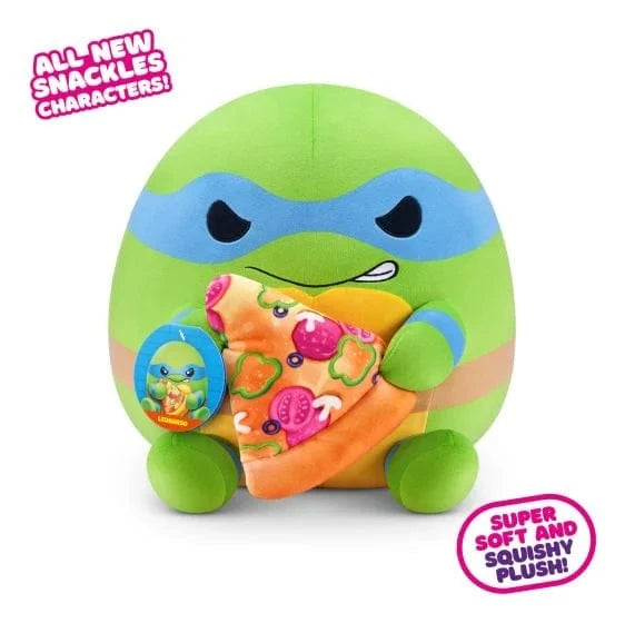 Snackles 14-Inch Plush Teenage Mutant Ninja Turtles Edition - Leonardo 193052069993