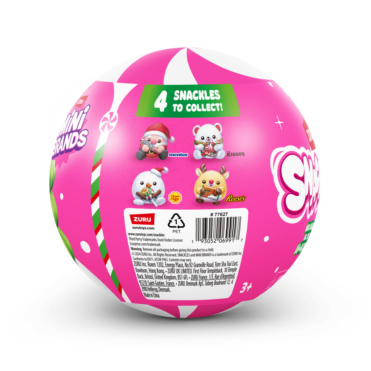 Snackles 5 Inch Christmas Plush Season 1 (1 Mystery Capsule Selected at Random) 3019305206991