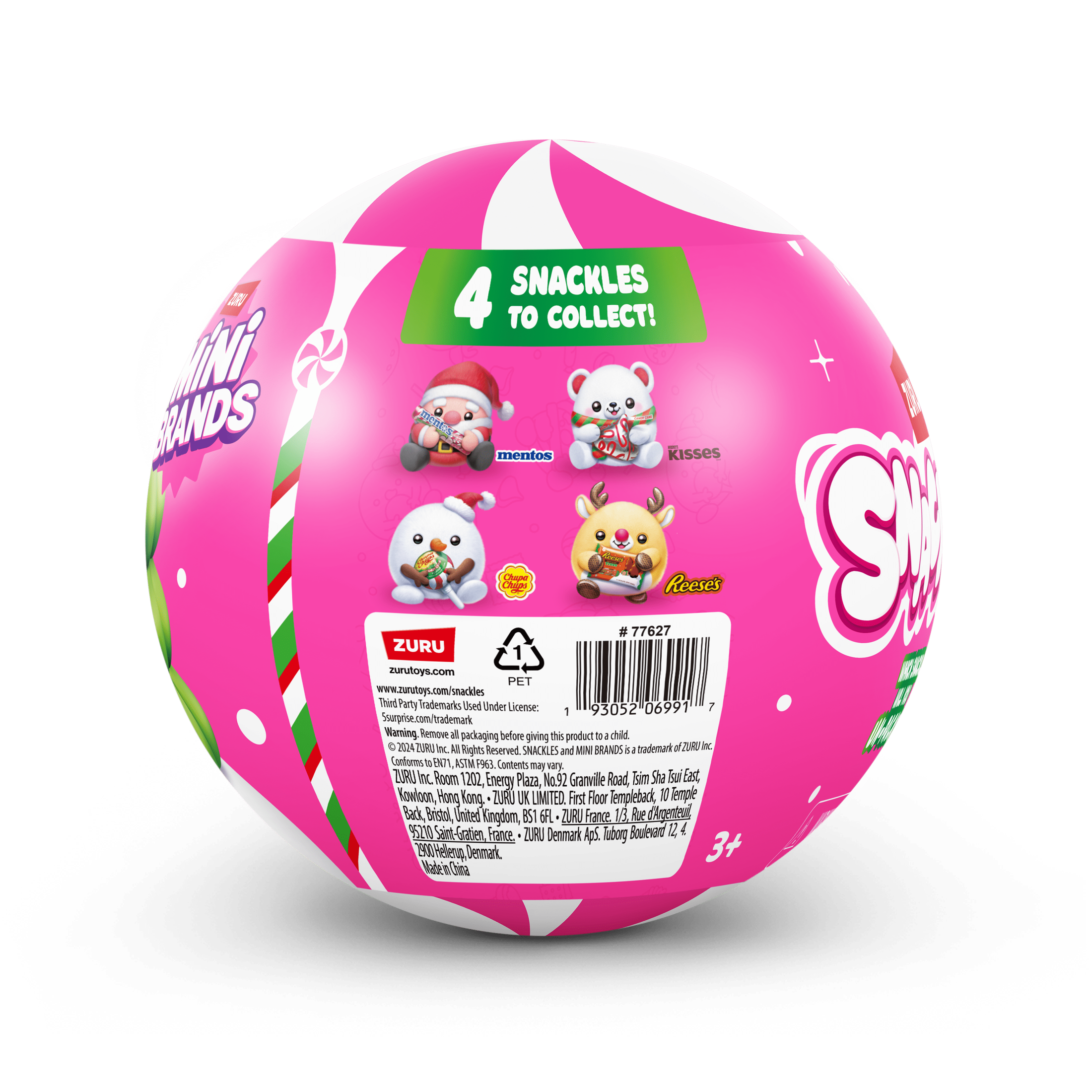 Snackles 5 Inch Christmas Plush Season 1 (1 Mystery Capsule Selected at Random) 3019305206991