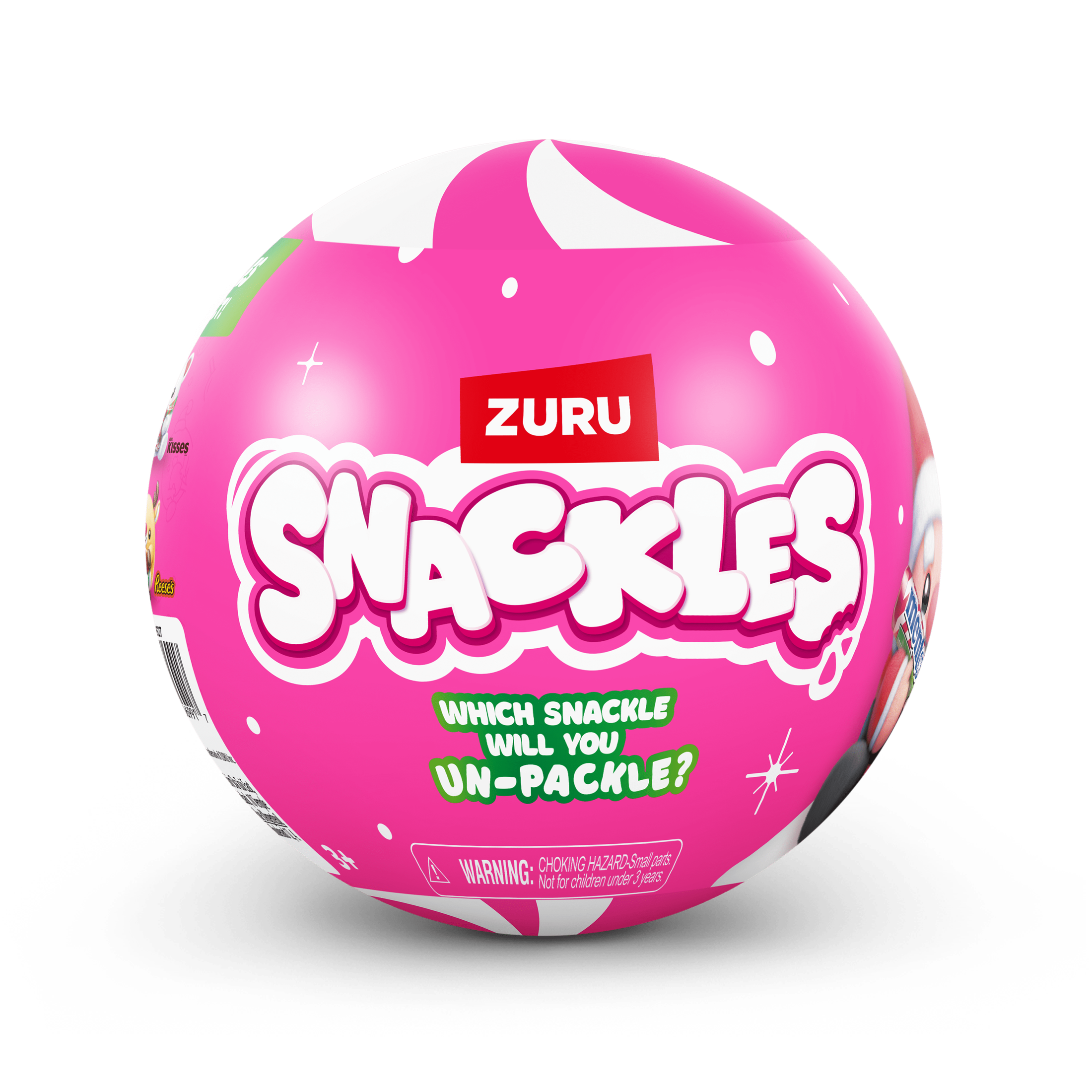 Snackles 5 Inch Christmas Plush Season 1 (1 Mystery Capsule Selected at Random) 3019305206991