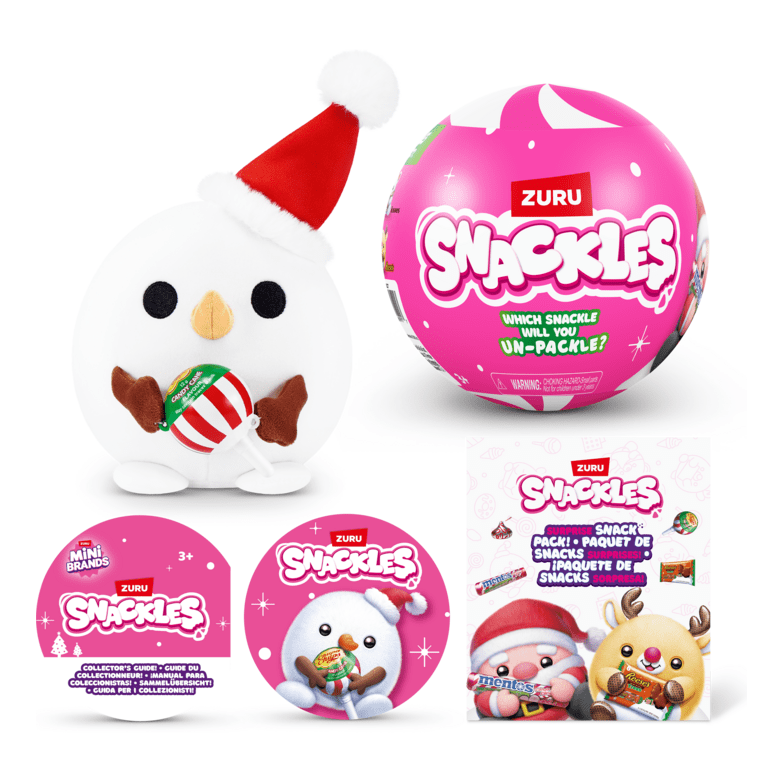 Snackles 5 Inch Christmas Plush Season 1 (1 Mystery Capsule Selected at Random) 3019305206991