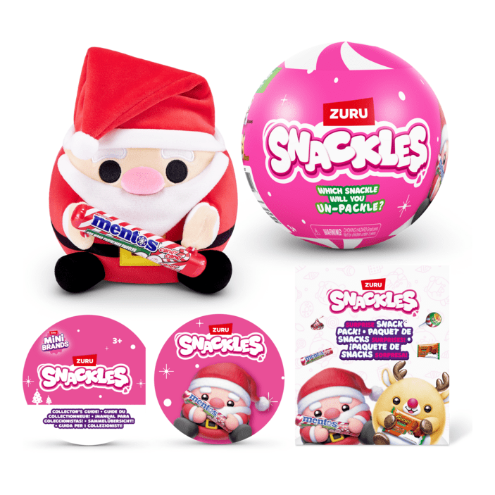 Snackles 5 Inch Christmas Plush Season 1 (1 Mystery Capsule Selected at Random) 3019305206991