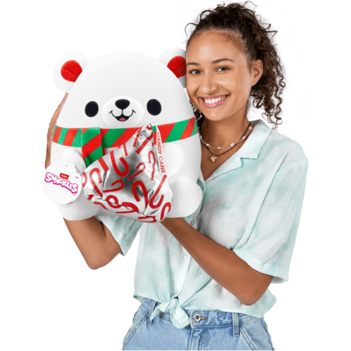 Snackles Christmas 14in Plush S1 - Polar Bear and Kisses 193052069986