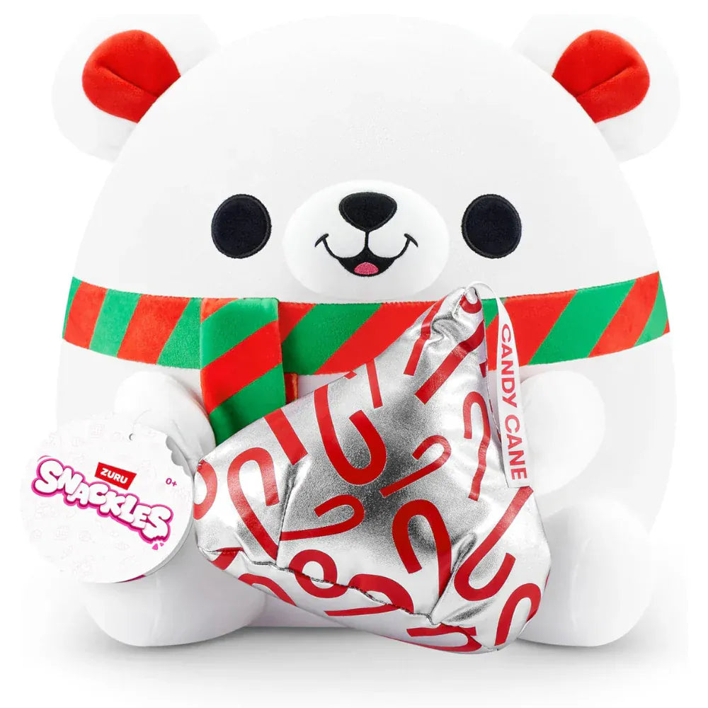 Snackles Christmas 14in Plush S1 - Polar Bear and Kisses 193052069986