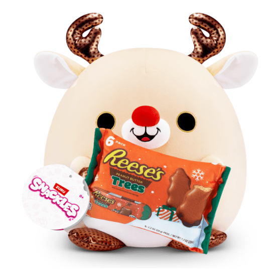 Snackles Christmas 14in Plush S1 - Reindeer and Reese's Peanut Butter Trees 193052069979