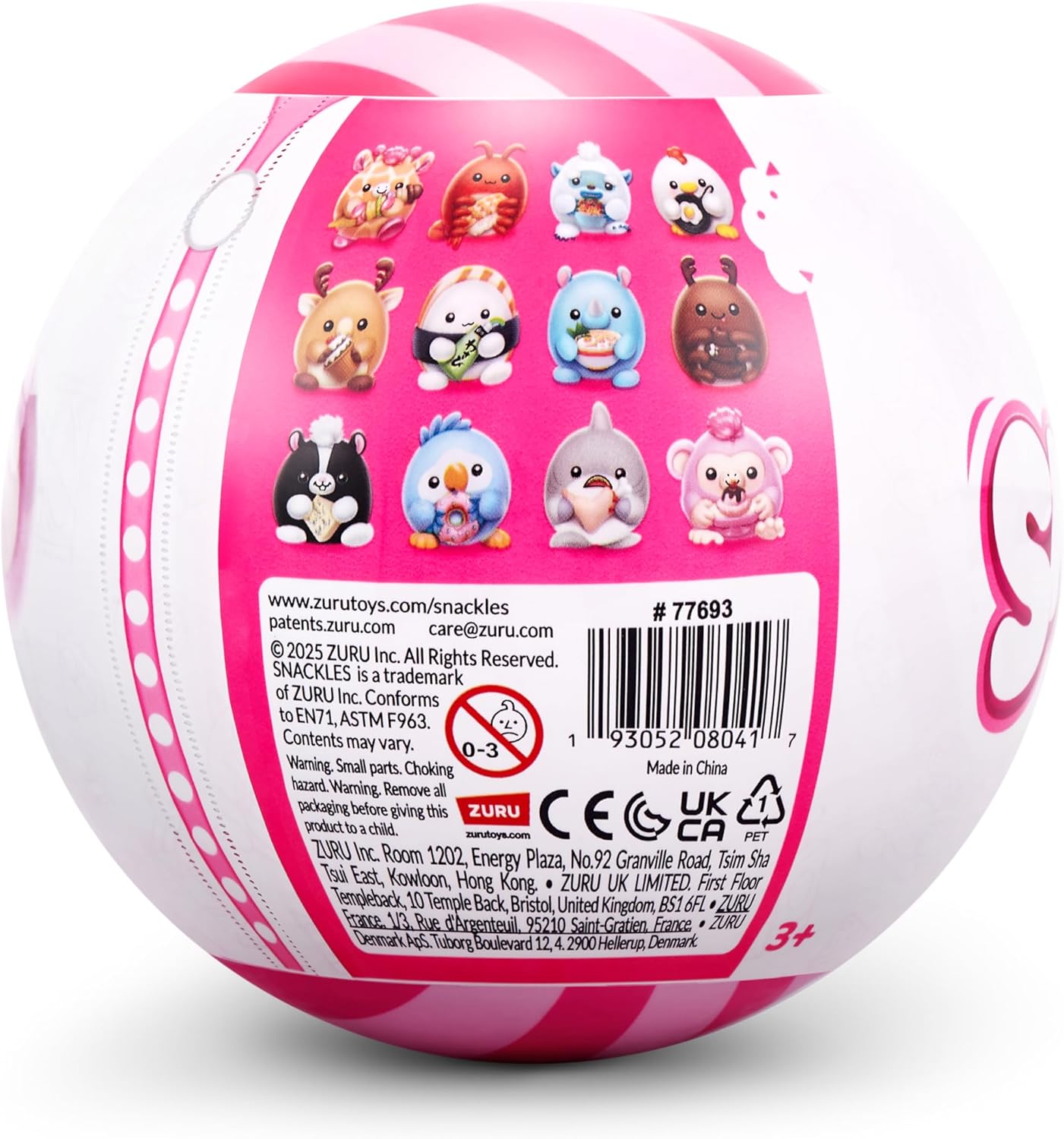 Snackles - Series 1 - 5 inch Capsule (1 Selected at Random) 193052080417