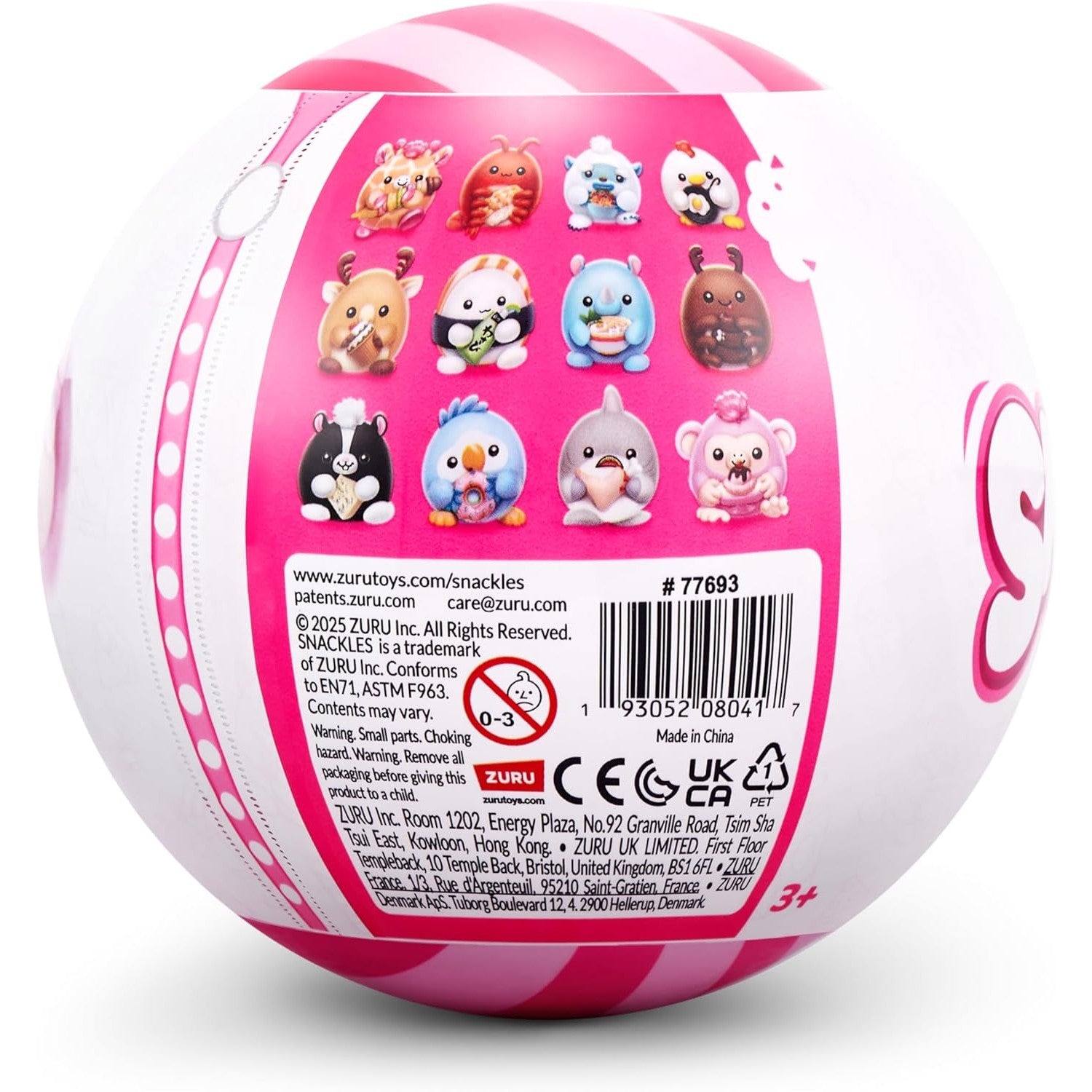 Snackles - Series 1 - 5 inch Capsule (1 Selected at Random) 193052080417