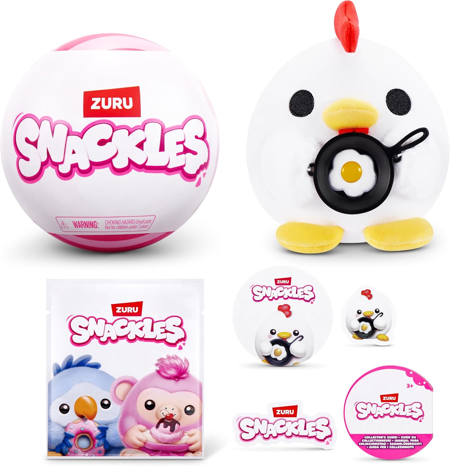 Snackles - Series 1 - 5 inch Capsule (1 Selected at Random) 193052080417