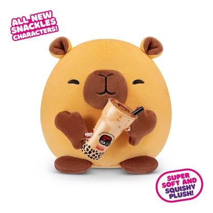 SnackSnackles Super Sized 14 inch Squishy plush Capybara & Kung Fu Tea 193052065124
