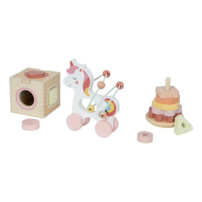 Tooky Toy - Wooden 3 in 1 Box Unicorn 6976831553890