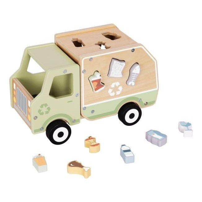 Tooky Toy - Wooden Garbage Truck 6976831553876
