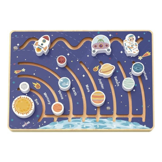 Tooky Toy - Wooden Space Maze 6972633378273