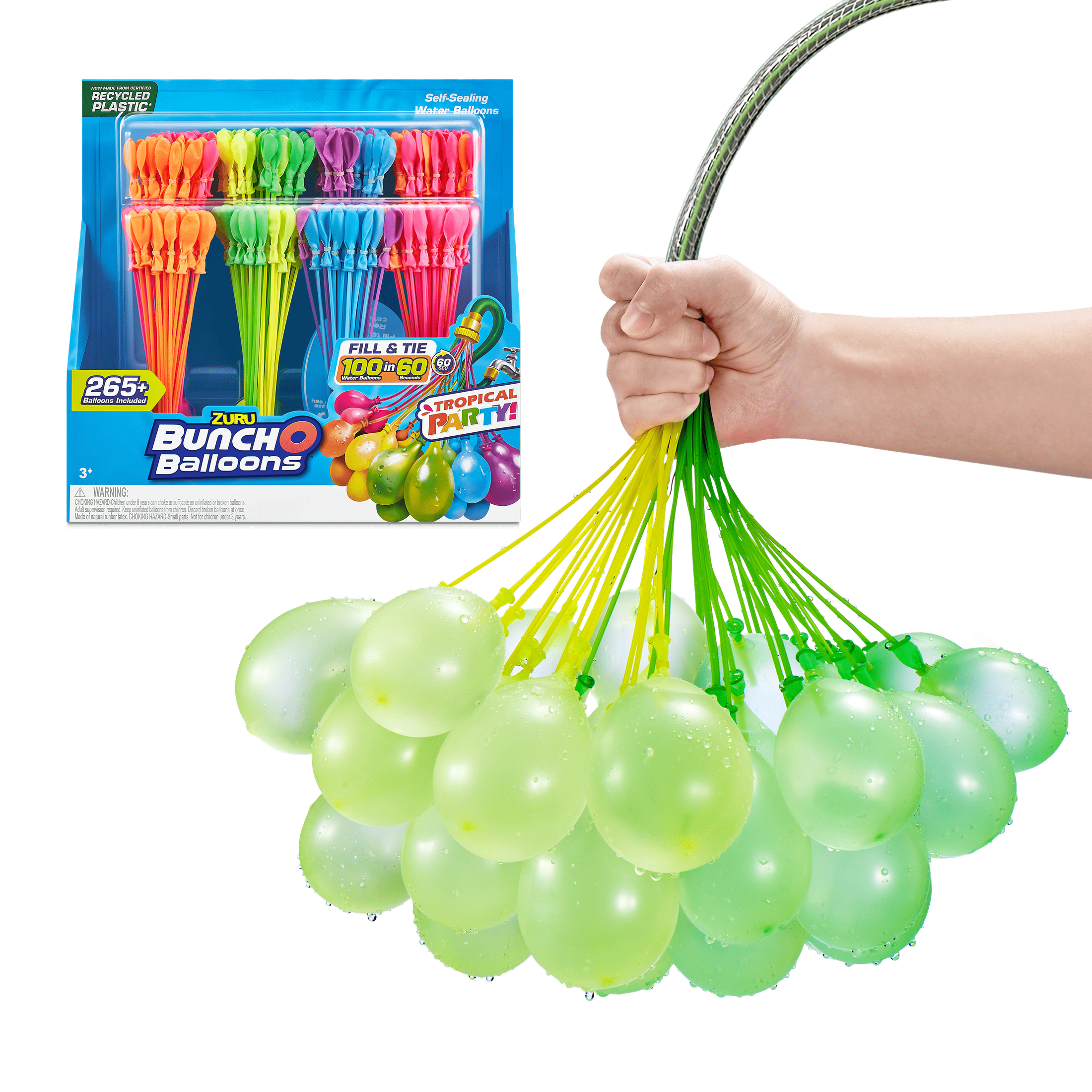 Bunch O Balloons: Tropical Party 8 Pack 193052043696