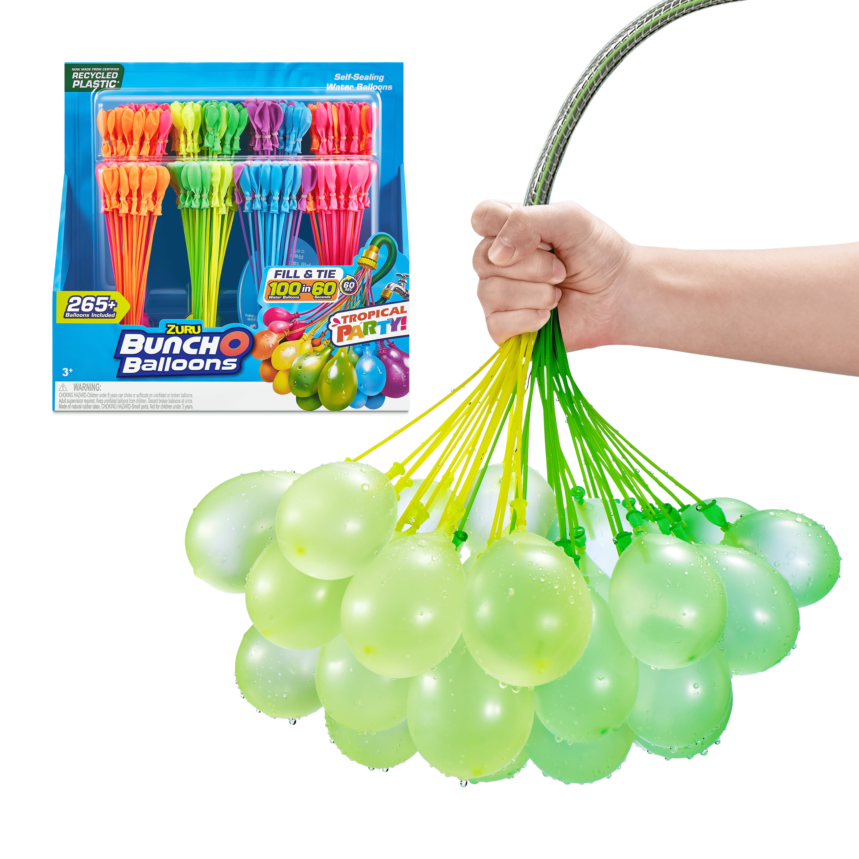 Bunch O Balloons: Tropical Party 8 Pack 193052043696